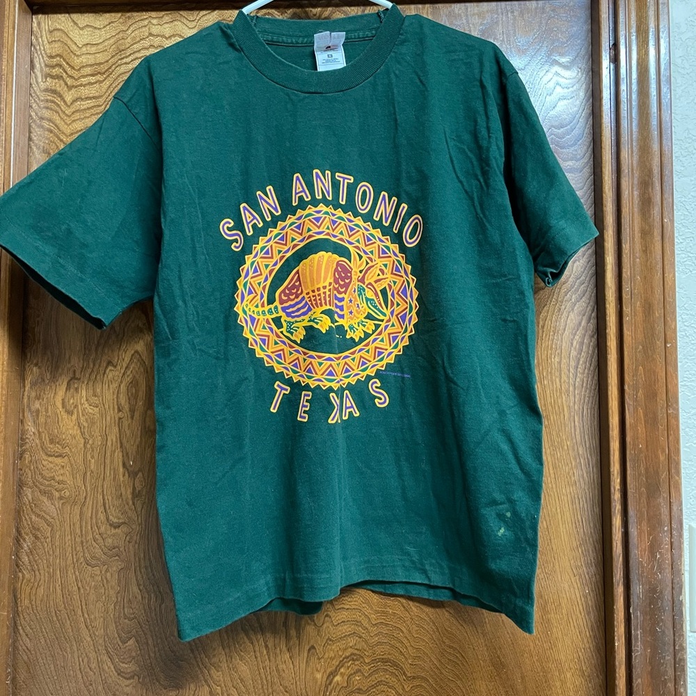 San Antonio Single stitch t shirt size Large Mens